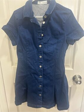 ZARA Dark Denim Dress
